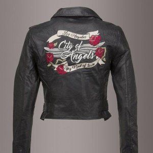 Ashley Outerwear Los Angeles Faux Leather Jacket